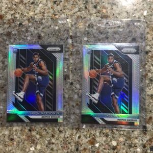 Jaren Jackson Jr. 2018-2019 silver rookie prizm x2